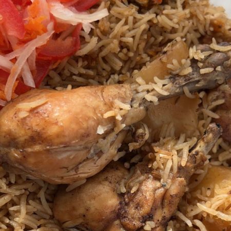 Pilau ya Kuku Picha kwa Huku